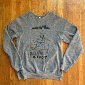 Detroit techno Crewneck